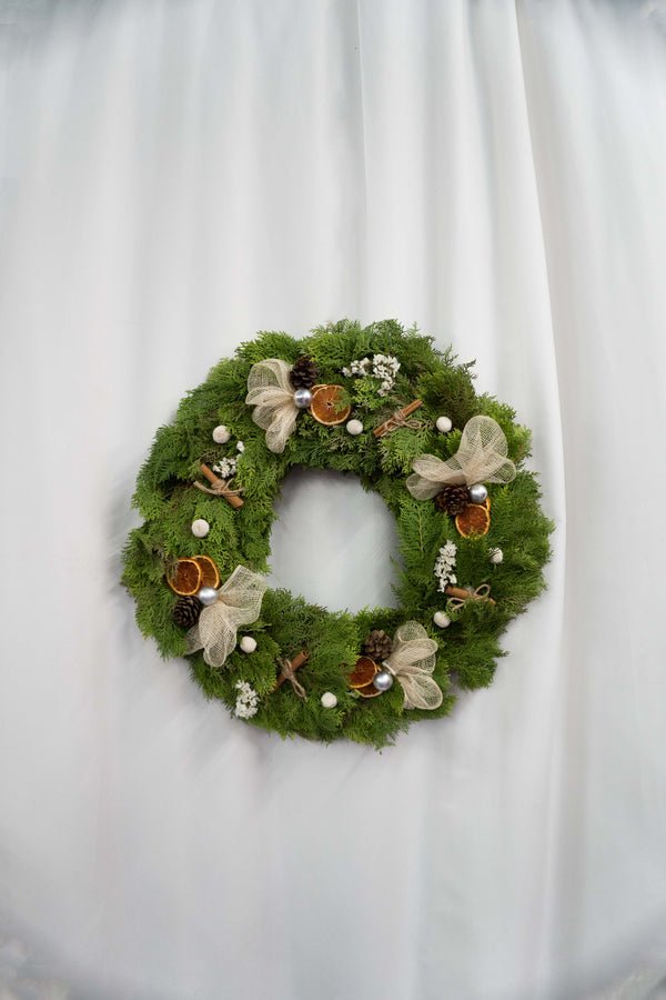 Carolina Holiday Wreath