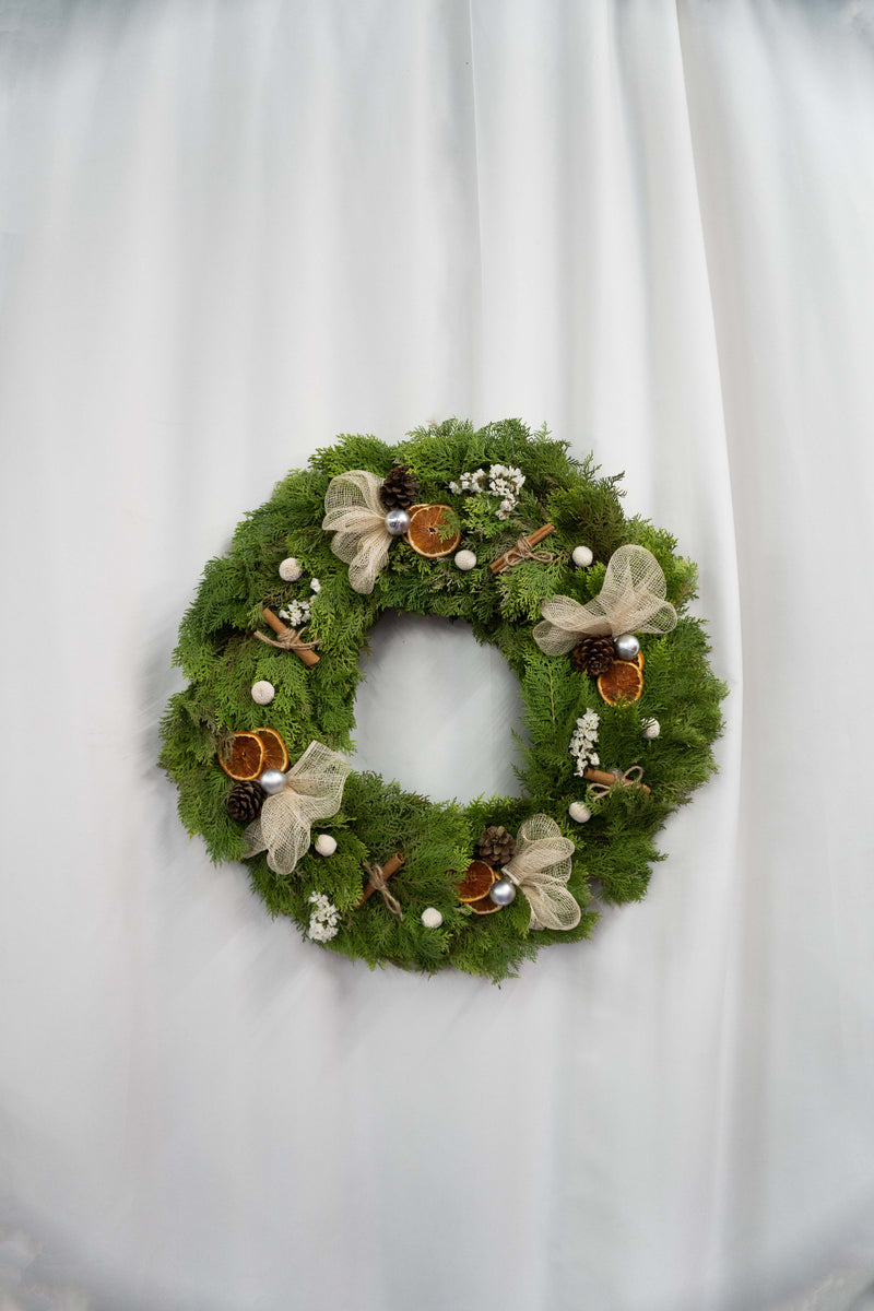 Carolina Holiday Wreath
