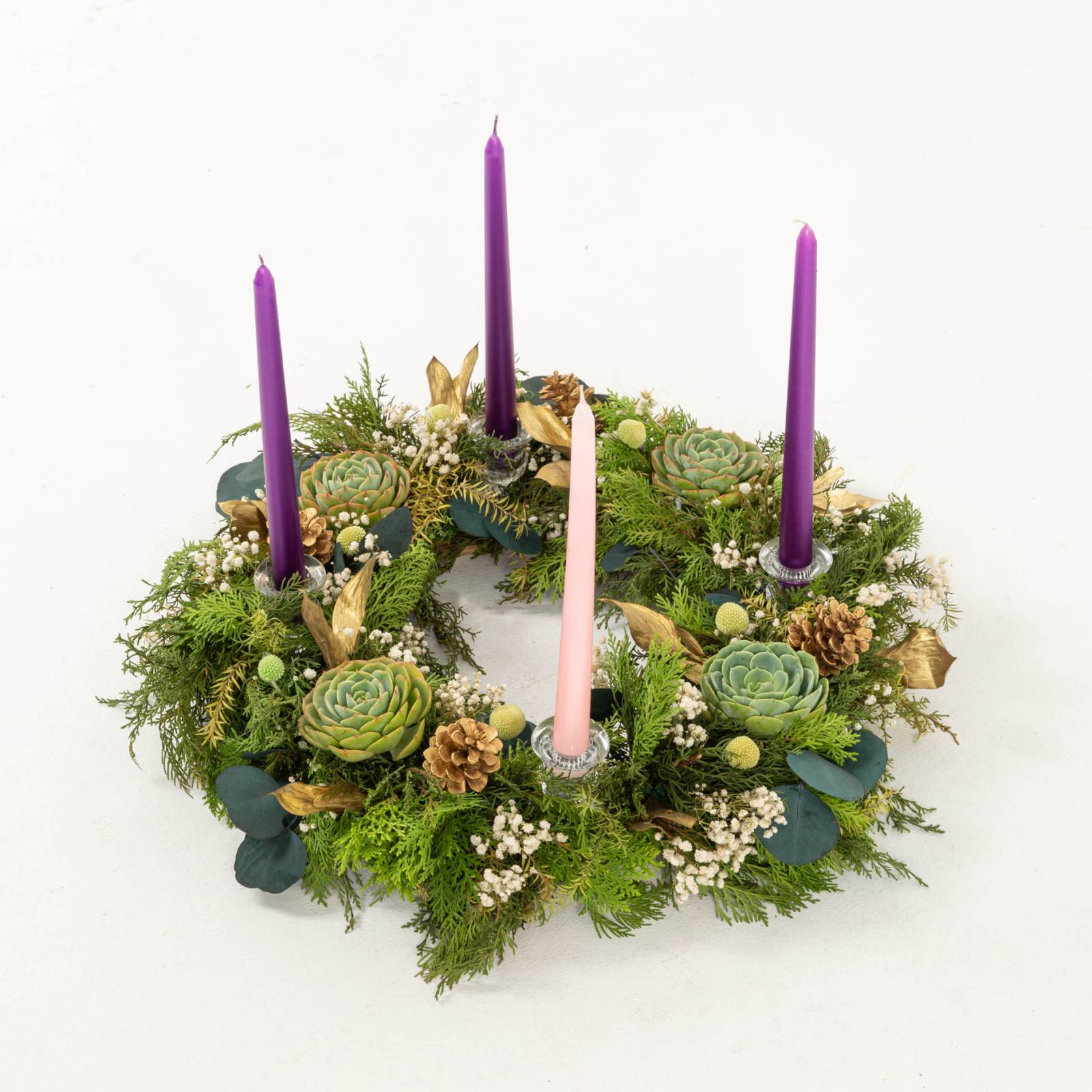 Dionne Advent Wreath Fig & Vine Floral Studio